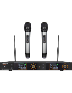Ensemble double UHF avec 2 microphones à main RONDSON BE-5038/2H-83