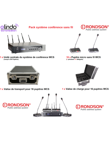 Pack conférence sans fil Rondson WCS...
