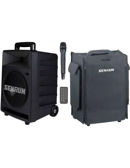 SENRUN EP 890 - Pack enceinte autonome avec Micro UHF, Lecteur