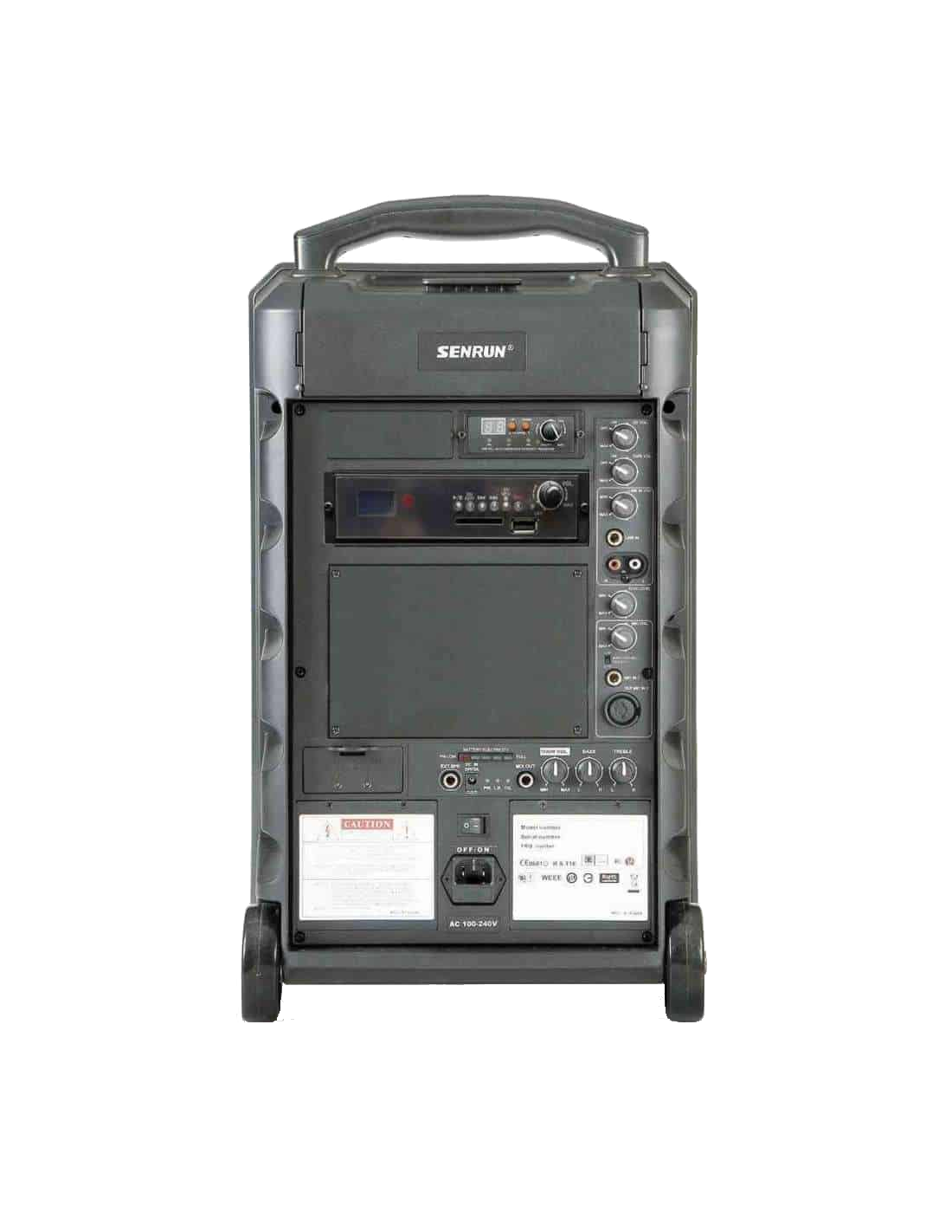 SENRUN EP 980 - Pack enceinte 180 W autonome avec Micro UHF