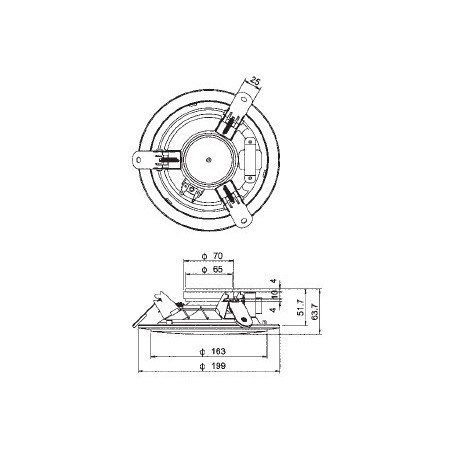 Enceinte CSL6120 Rondson_Schéma