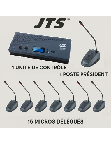 Pack Conférence JTS CS-1 – Système...