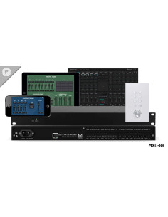 OPTIMUS MXD-88 – Matrice audio professionnelle 8 entrées / 8 sorties avec DSP