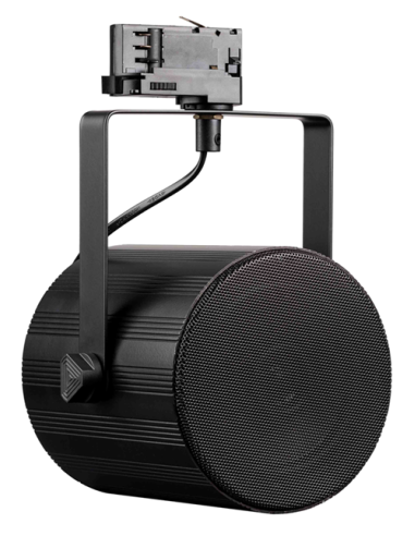 Haut-parleur spot noir amplifié sans...