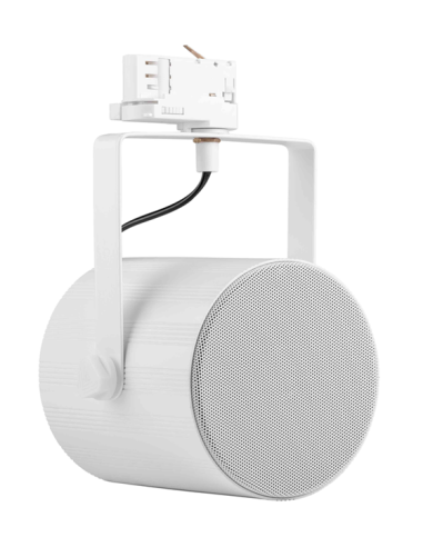 Haut-parleur spot blanc amplifié sans...