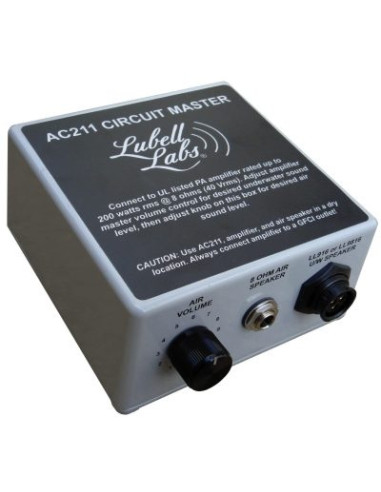 Interface audio pour ampli 8 Ω/200W Lubell Labs LL-AC-211C